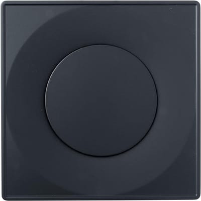 Vierkant Ventiel - Luchtregeling - Ventilatie - Verstelbaar Inbouwmodel - Ø 125 mm - Zwart