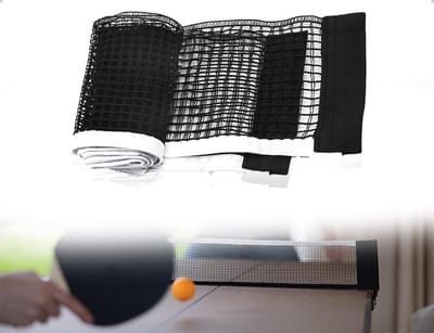 Draagbaar tafeltennisnet voor binnen en buiten, vervangend nylon net voor tafeltennistafels, ideaal voor recreatief gebruik en competitie