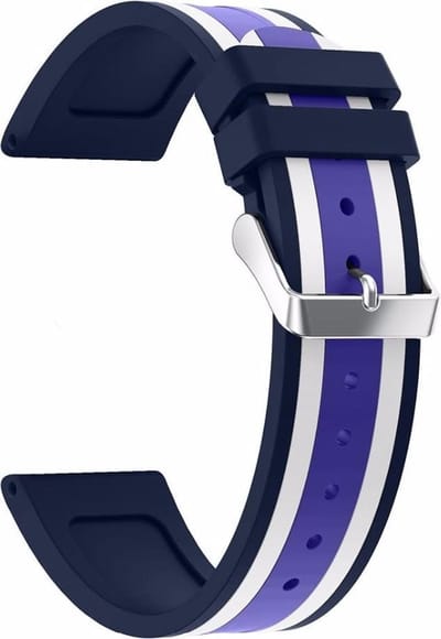 watchbands-shop.nl bandje - Samsung Galaxy Watch (46mm)/Gear S3 - Blauw/Groen
