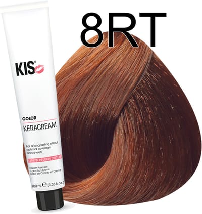 Haarverf - 8RT Licht rood tabak | KIS