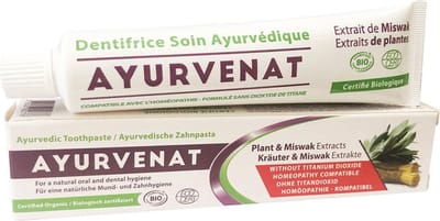 Ayurvedische tandpasta met miswak BIO