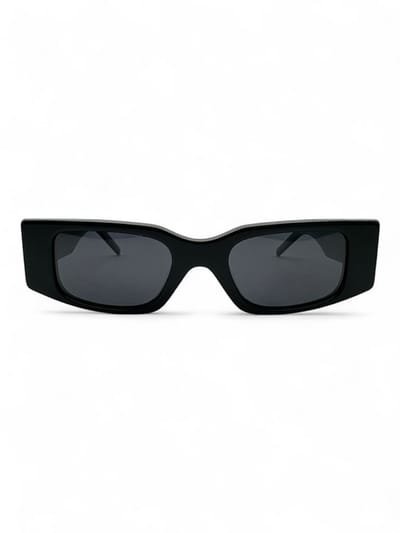 The Brand Remarkable – Zonnebril Unisex – Zonnebril Dames – Zonnebril Heren – Licht Cat-Eye / Rechthoekige Zonnebril – Zwart – UV400 – Luxe & Trendy Zonnebril – Designer Zonnebril – Mode Zonnebril 2025 – Inclusief Beschermhoes – Polariserend Look