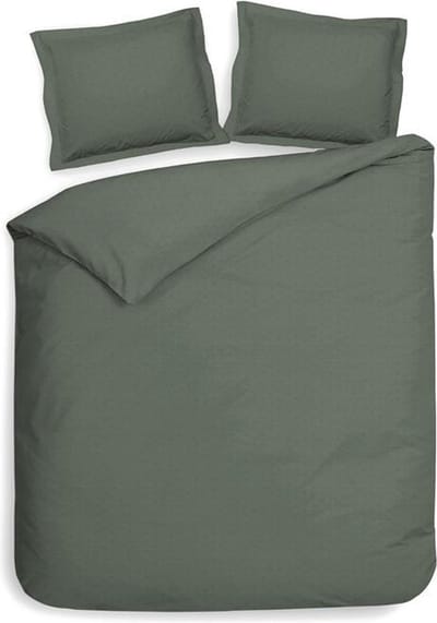 Heckett & Lane Puntini Dekbedovertrek - Litsjumeaux - 240x200/220 cm - Mineral Green