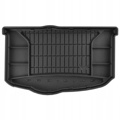 FROGUM Kofferbakmat - Rubber - Geschikt voor KIA SOUL I M / L (2008-2013) - Lage laadvloer - Organizer functie - Zwart