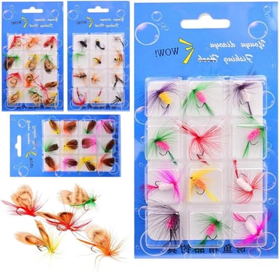 Vliegen Aas - Kunstaas Set - Vissen Vangen - Hyperrealistisch Design - 48 Stuks - Uniek Kenmerk