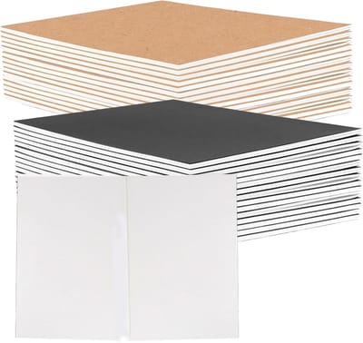 Set van 30 A5 Notebooks met 60 Bladzijdes, Lege Notitieboeken voor School, Kantoor en Reizen, Zachte Kaft, Formaat 5.5 x 8.3 inch, Ideaal voor Notities en Creatieve Aantekeningen