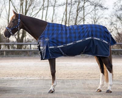 Qhp Deken Turnout Fleece 0gr Donkerblauw - 175