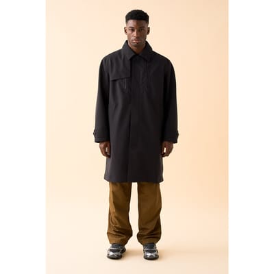Mizuno Unisex Sl Tech Trench Coat Black Size: L | Raincoats Outlet | Unisex | Zwart