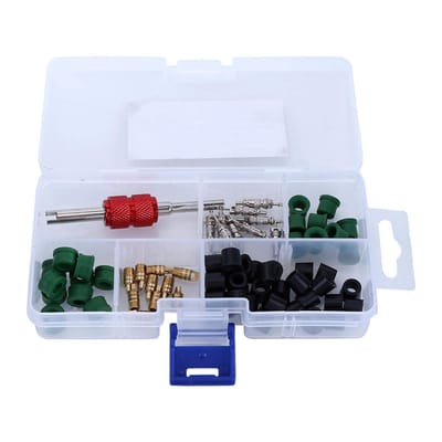 Dailygoody - Box met 71-delige Accessoires voor Auto Airconditioning - Onderhoudsset - Normaal - Vervangingsonderdelen - Handig voor reparaties - Incl...