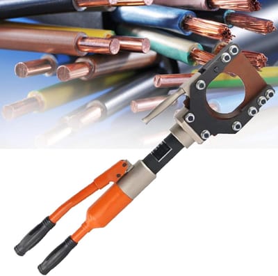 Hydraulische Kabelsnijder - Draadknipper Krimper - Kabels Doorsnijden - Precisie Snijden - tot 95mm - Grijs
