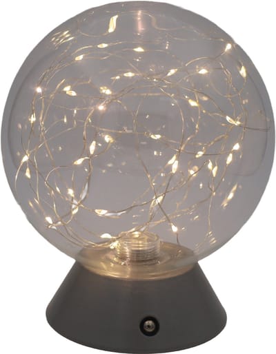 Luxus Europe - Tafellamp Touch Mila Zilver - Draadloze LED Tafellamp Binnen - USB-C Oplaadbaar - Touchbediening - Dimbaar - 3 Lichtkleuren