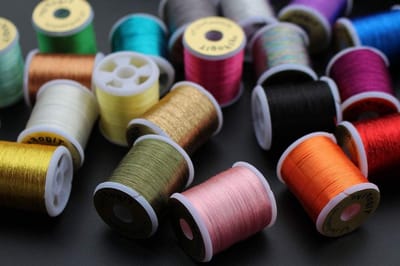 Glitter Tinsel Vislijn - Vliegvis Materiaal - Vliegvissen - 20 Kleuren Set - 40 Yards Per Spoel