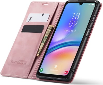 Hoesje geschikt voor Samsung Galaxy A05s - Book Case Leer Slimline Roze