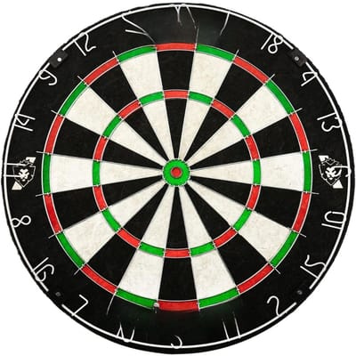 KAD® Dartborden - Dartbord - Dartbord Ring - Zwart - ‎46cm x 46cm x 5cm