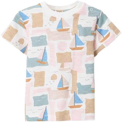 Zippy 3107088701 T-shirt Met Korte Mouwen Wit 6-9 Months Jongen