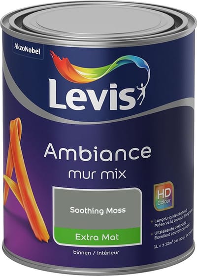 Levis - Ambiance Mur Extra Mat Mix - Soothing Moss - Mengverf - 1 L