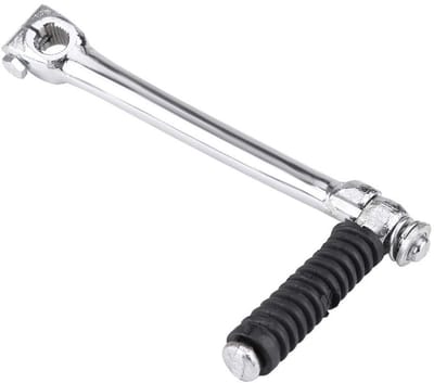 Dailygoods- Krukas Hoogwaardig Roestvrij Staal - Starthendel - CNC-bewerking - Compatibel met CRF XR 50/50 - 196 mm Lengte - 13 mm Montageasgat - Startmotor