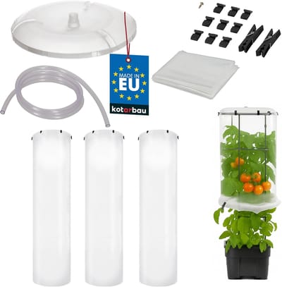 Tomaten Beschermfolie - Rijpfolie Plantenkap - Optimale Plantengroei - UV-bestendig Transparant - 40x148 cm - Transparant
