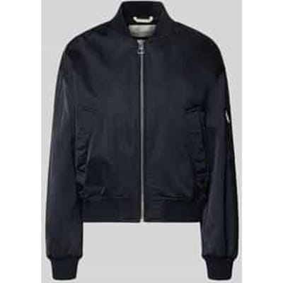 regular fit blouson met college-look polokraag