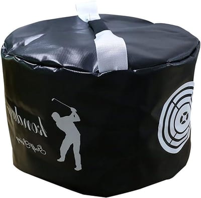 Golf Impact Bag - Swing Trainer - Golfswing Verbeteren - Hoge Dichtheid Materiaal - 45cm Diameter - Zwart