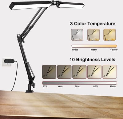 Desk Lamp - Space Saving - Desk Lamp -Bureaulamp