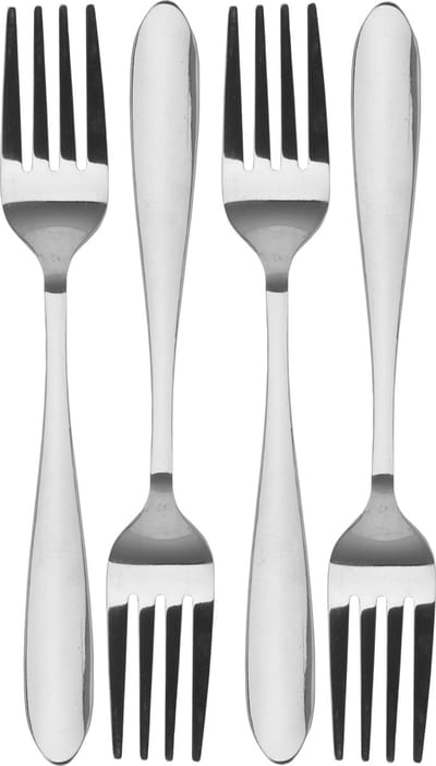 Vorken - 4x - RVS - tafelbestek - 19,5 cm - dinervorken
