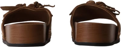 Slippers met plateauzool, om gewoon aan te trekken