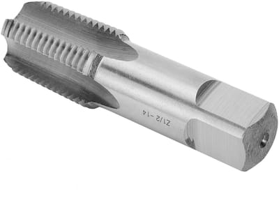 Allecto - NPT-pijptapset - Z 1/2-14 - Hogesnelheidsstaal - Ongecoat - Draadsnijgereedschap - Voor roestvrij staal en meer