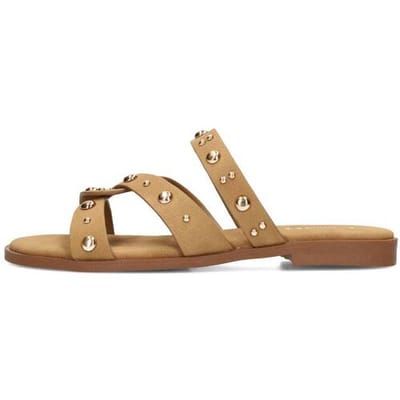 POSH by Poelman LINDE Dames Slippers - Bruin