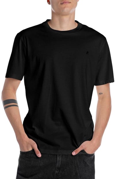 T-shirt Korte Mouw Replay M3097.000.2660-098 BLACK