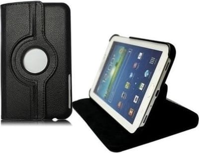 Geschikt voor Samsung Galaxy Tab E 9.6 inch 360ÔøΩ draaibare hoesje Zwart
