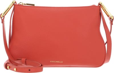 COCCINELLE Leren Schoudertas Magie Mini Bag Grenadine Red Lichtrood