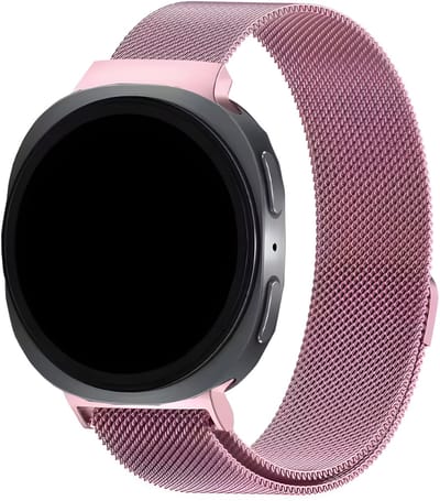 Innerlight® Milanese - Smartwatchbandje geschikt voor Samsung Galaxy Watch 8 - Roze - Milanees Smartwatchbandje met magneetsluiting - Smartwatchband geschikt voor Samsung Galaxy Watch 8 44mm / Samsung Galaxy Watch 8 46mm / Classic