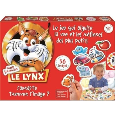 Competitiespel De Lynx voor kinderen van 24 maanden - EDUCA - Mijn Eerste Lynx - 36 Afbeeldingen
