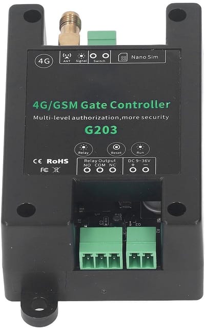 Store_9 - DC 9-36V Garage Deur Opener - Mobiele Toegang - Zwart - Poort Controller - Geschikt voor G203 - Innovatieve Remote Control