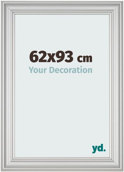 Your Decoration - Fotolijst 62x93 cm - MDF - Zilver Mat - Lazio