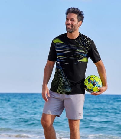 ATLAS FOR MEN - Set van 3 Graphic Sport T-shirts - Heren - Verkrijgbaar in grote maten - 3XL
