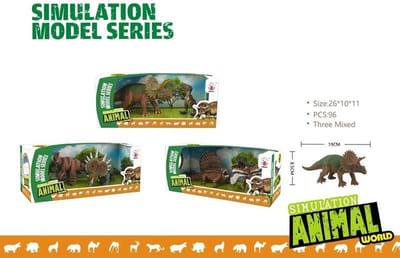 2 + 1 gratis Dinosaurusset met verschillende dino's