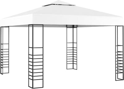 Partytent Outdoor - Feesttent Tuin - Buitenfeesten Evenementen - UV-bescherming Waterdicht - 300x300x270cm - Wit