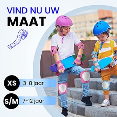Rollerbescherming voor kinderen - Freestyle skates, BMX en inline skates - Veiligheidsbeschermers voor jongens en meisjes