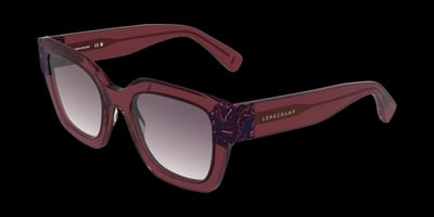 Longchamp LO771S Transparent wine/marble burgun 50/20/140 WOMAN Zonnebrillen