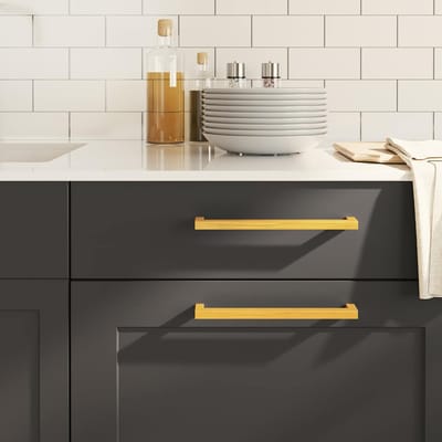 vidaXL - Handvatten - 20 - st - 224 - mm - roestvrij - staal - goudkleurig