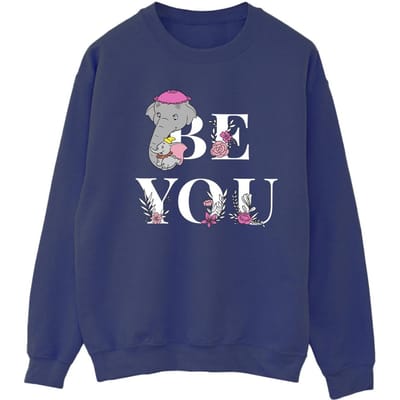 Disney Dames/Dames Dumbo Be You Sweatshirt (Marineblauw)