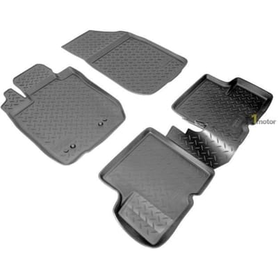 NORM Liners | Tapis De Sol En Caoutchouc TPE Toutes Saisones Pour Nissan Terrano 4WD 2011-2017 noir