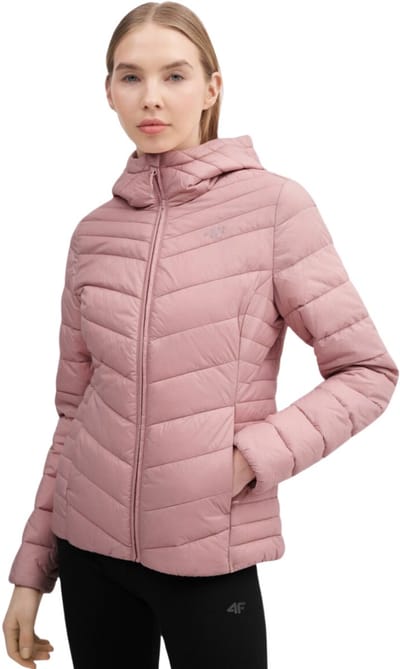 4F Jas Dames Gewatteerde Roze - Maat S
