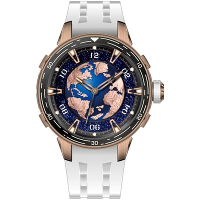 Invicta Celestial 70090 Herenhorloge - Mechanisch Uurwerk - Roestvrij Staal met Blauwe Wijzerplaat - 40 mm