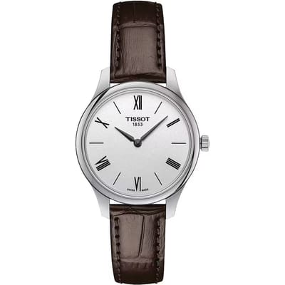Tissot 5.5 Lady T0632091603800 Horloge - Leer - Bruin - Ø 31 mm