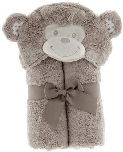 Unique Living | Badjas plush baby animal 100x75cm monkey