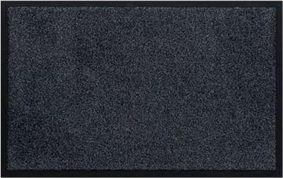 Synx Tools Luxe Deurmat Binnen – Antraciet Vinyl 40x60cm – Droogloopmat / Droogloopmatten voor Binnen en buiten – Deur Droogloop Mats– Schoonloopmat – Deurmatten – Inloopmat – Voordeur – Doormat – Matten – Entreema