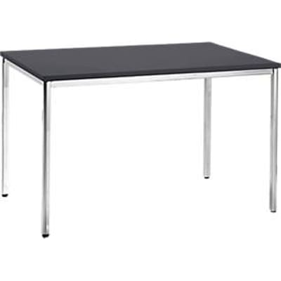 Vergadertafel, 1200 x 800 mm, zwart